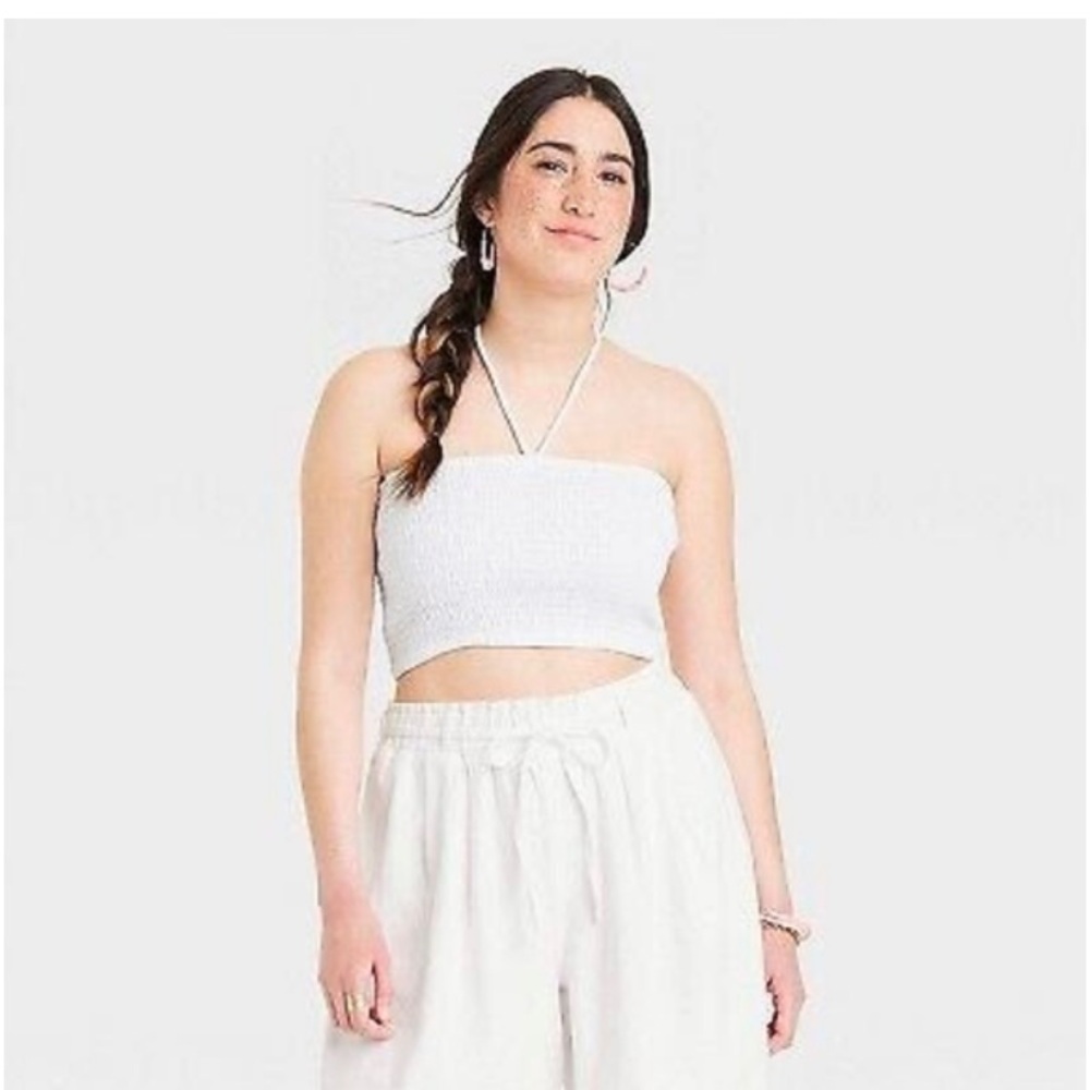 Universal Thread Women’s White Halter Tube Top Size Medium